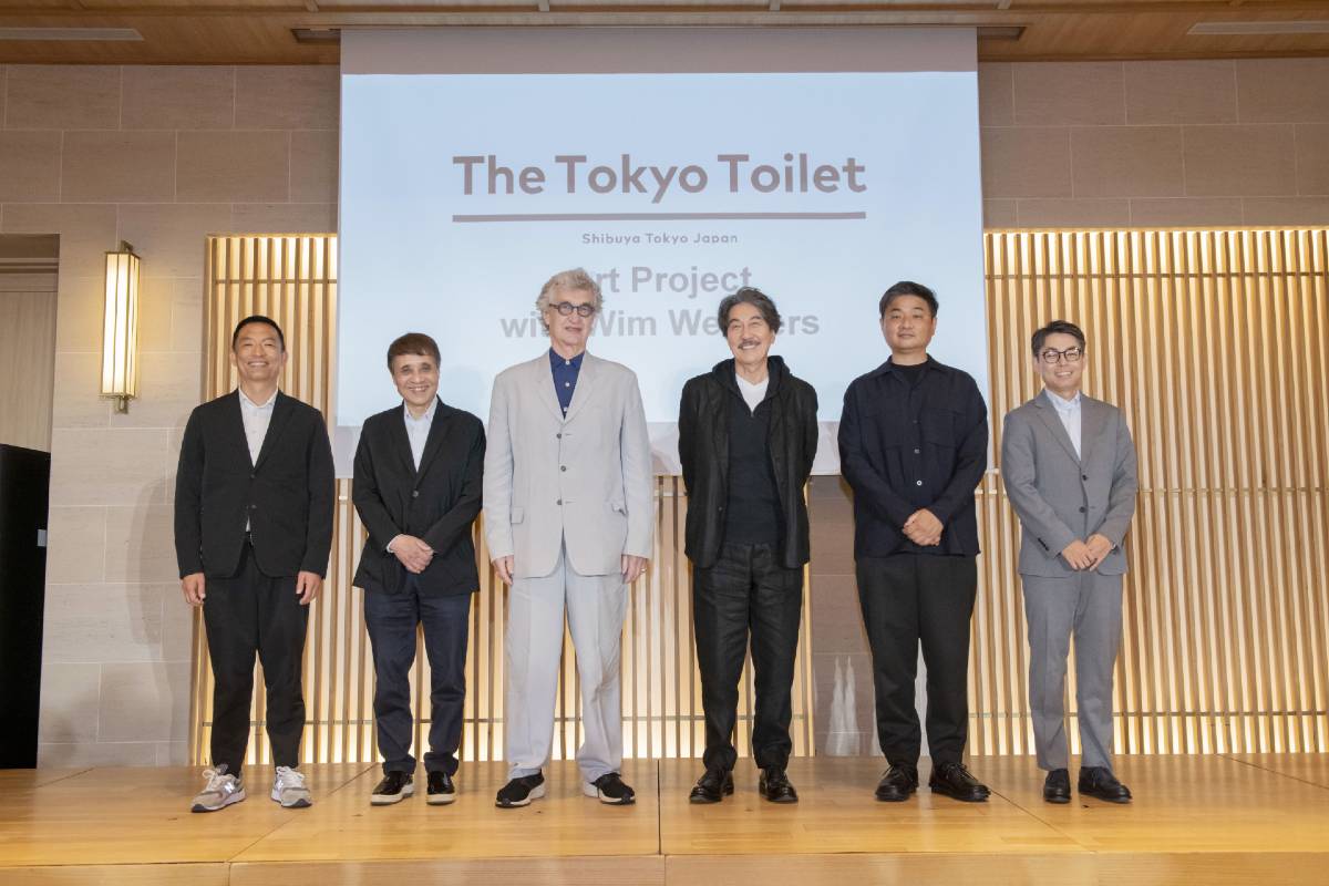 「THE TOKYO TOILET プロジェクト」記者会見の参加者たち