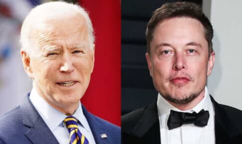 ジョー・バイデンと、イーロン・マスク
