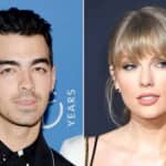 ジョー・ジョナス（左）、テイラー・スウィフト