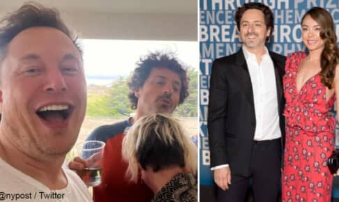 イーロン・マスクとセルゲイ・ブリン、妻のニコール・シャナハン