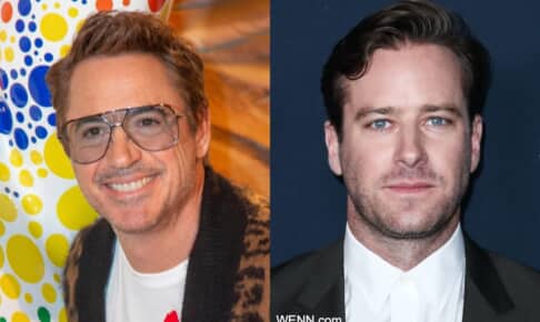 ロバート・ダウニー・Jr. Photo: Schneider-Press/John Farr/SIPA/Shutterstock　アーミー・ハマー