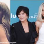 左からテイラー・スウィフト、クリス・ジェンナー、クロエ・カーダシアン
