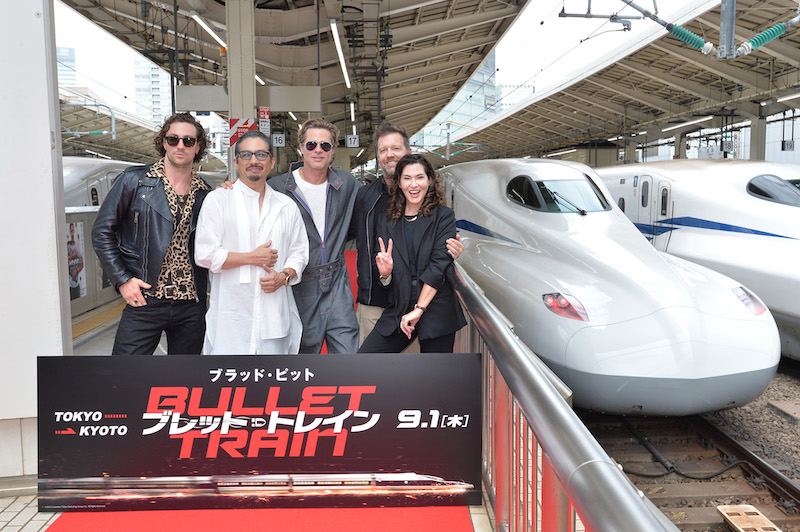 『 ブレット・トレイン 』新幹線で“動く”レッドカーペット・イベント