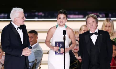 左からスティーヴ・マーティン、セレーナ・ゴメス、マーティン・ショート Photo: Chelsea Lauren/Shutterstock