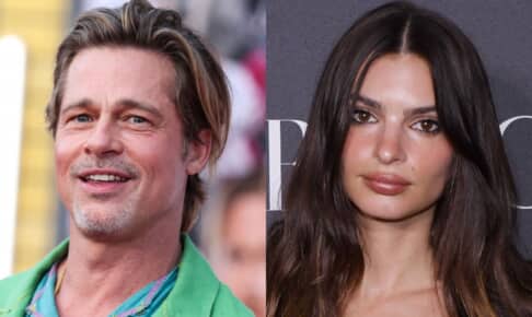 ブラッド・ピット Photo: Image Press Agency/NurPhoto/Shutterstock エミリー・ラタコウスキー Photo: Jeremy Smith/imageSPACE/Shutterstock