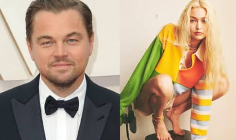 レオナルド・ディカプリオ（左）、ジジ・ハディッド