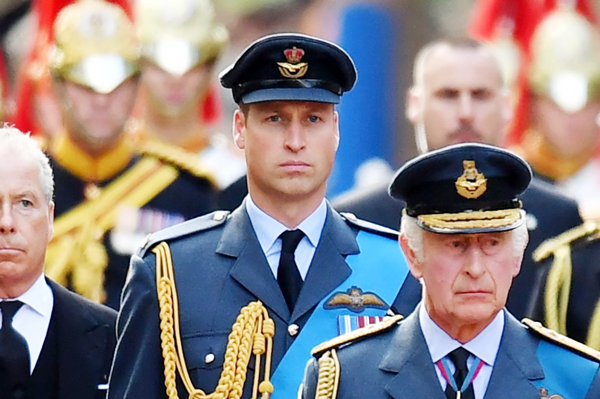 ウィリアム皇太子と、チャールズ国王 Photo: James Veysey/Shutterstock