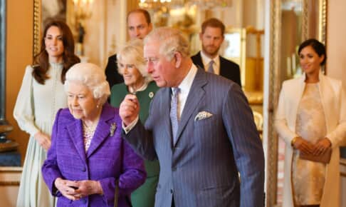 エリザベス女王と、ロイヤルファミリー Photo: Shutterstock