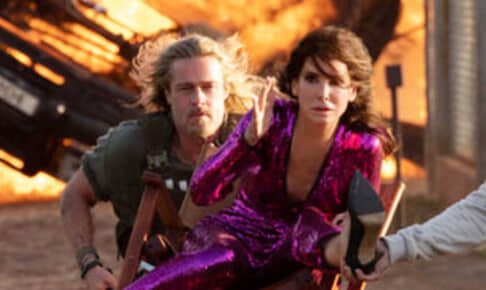 映画『ロスト・シティ』のブラッド・ピットと、サンドラ・ブロック Photo: Paramount Pictures/Moviestore/Shutterstock