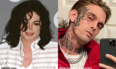 マイケル・ジャクソンと、アーロン・カーター