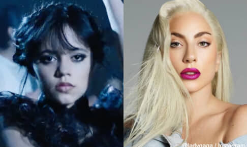 「ウェンズデー」ジェナ・オルテガと、レディー・ガガ