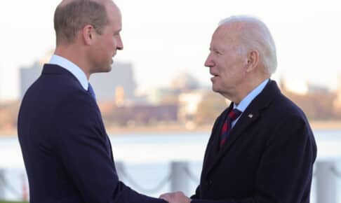 ウィリアム皇太子とジョー・バイデン大統領