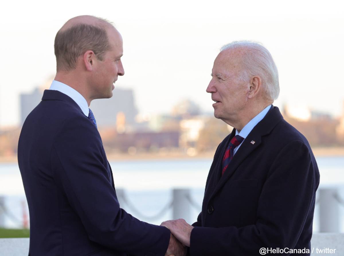 ウィリアム皇太子とジョー・バイデン大統領