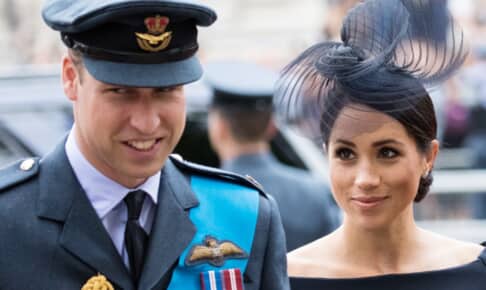 ウィリアム皇太子と、メーガン妃 Photo: Vianney Le Caer/Shutterstock