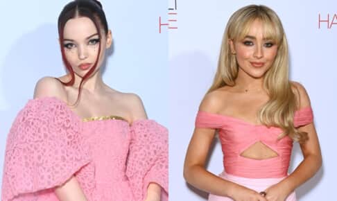 ダヴ・キャメロン（左）、サブリナ・カーペンター Photo： David Fisher/Shutterstock