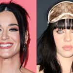 ケイティ・ペリー（Photo: Image Press Agency/NurPhoto/Shutterstock）と、ビリー・アイリッシュ（Photo: Chelsea Lauren/Shutterstock）
