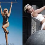 マイリー・サイラス（※写真左は2023年、右は2013年）