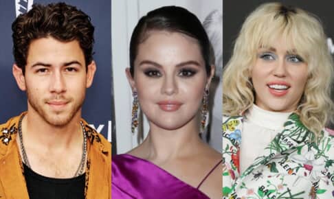 左からニック・ジョナス（Photo: Rob Latour/Shutterstock）、セレーナ・ゴメス（Photo: Matt Baron/BEI/Shutterstock）、マイリー・サイラス（Photo: Matt Baron/Shutterstock）
