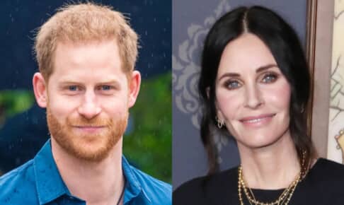 ヘンリー王子（Photo: Shutterstock）と、コートニー・コックス（Photo: Matt Baron/Shutterstock）