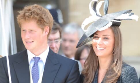 ヘンリー王子とキャサリン妃（2008年）Photo: Shutterstock