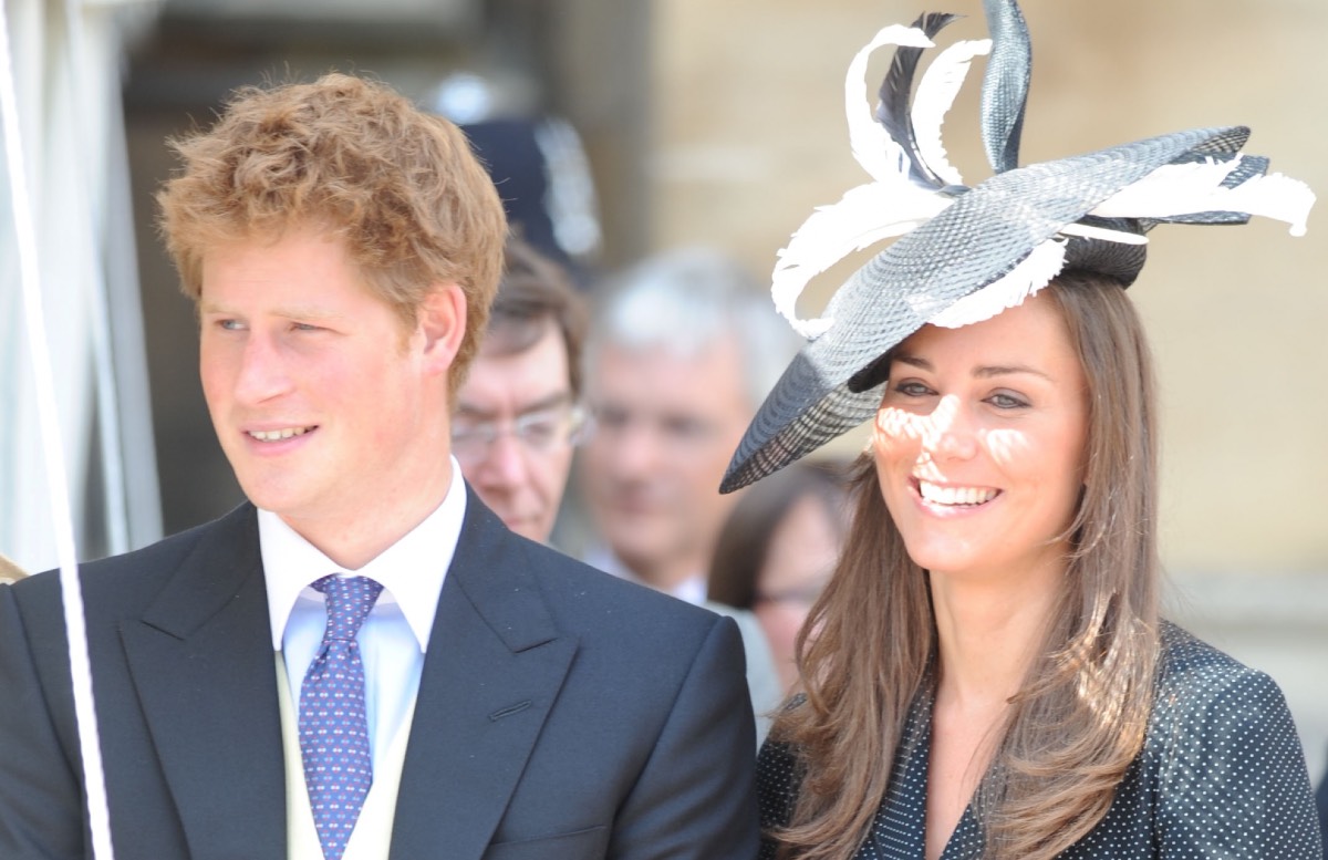 ヘンリー王子とキャサリン妃（2008年）Photo: Shutterstock