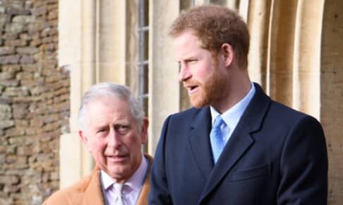 チャールズ国王と、次男ヘンリー王子 Photo: Tim Rooke/Shutterstock