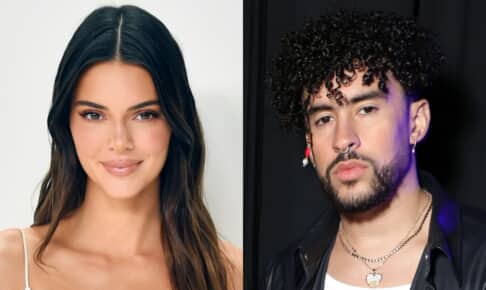 ケンダル・ジェンナーと、バッド・バニー Photo: Stephen Lovekin/Shutterstock,Eric Charbonneau/Shutterstock