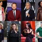 （左上から時計回りに）カーディ・B、ジェームズ・コーデン、ビリー・クリスタル、ヴィオラ・デイヴィス、ドウェイン・ジョンソン、オリヴィア・ロドリゴ、シャナイア・トゥエイン、ジル・バイデン Photo： Getty Images