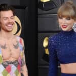 ハリー・スタイルズ（左）、テイラー・スウィフト Photo： David Fisher/Shutterstock, Jim Ruymen/UPI/Shutterstock
