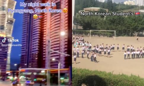 あるTikTokerが投稿した北朝鮮の様子