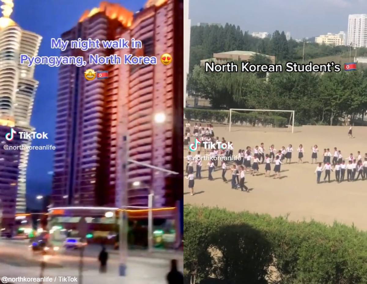 あるTikTokerが投稿した北朝鮮の様子
