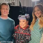 （写真左から）ブラッド・ピット、渡辺直美、マーゴット・ロビー