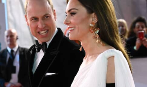 英国アカデミー賞に出席したウィリアム皇太子とキャサリン妃 photo : David Fisher/Shutterstock