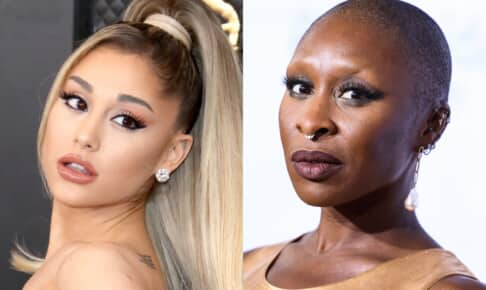 アリアナ・グランデと、シンシア・エルヴォ Photo: Matt Baron/Shutterstock, Image Press Agency/NurPhoto/Shutterstock