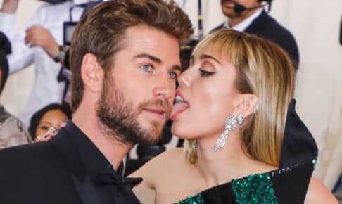 リアム・ヘムズワースと、マイリー・サイラス Photo: Gregory Pace/Shutterstock