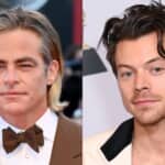 クリス・パインと、ハリー・スタイルズ Photo: David Fisher/Shutterstock, David Fisher/Shutterstock