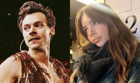 ハリー・スタイルズ（左）、エミリー・ラタコウスキー @harrystyles, @emrata / Instagram