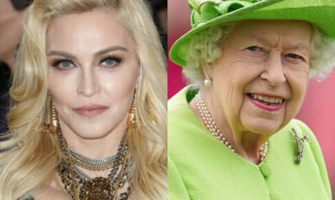 マドンナ（左）、エリザベス女王 photo : Matt Baron/Shutterstock, Shutterstock