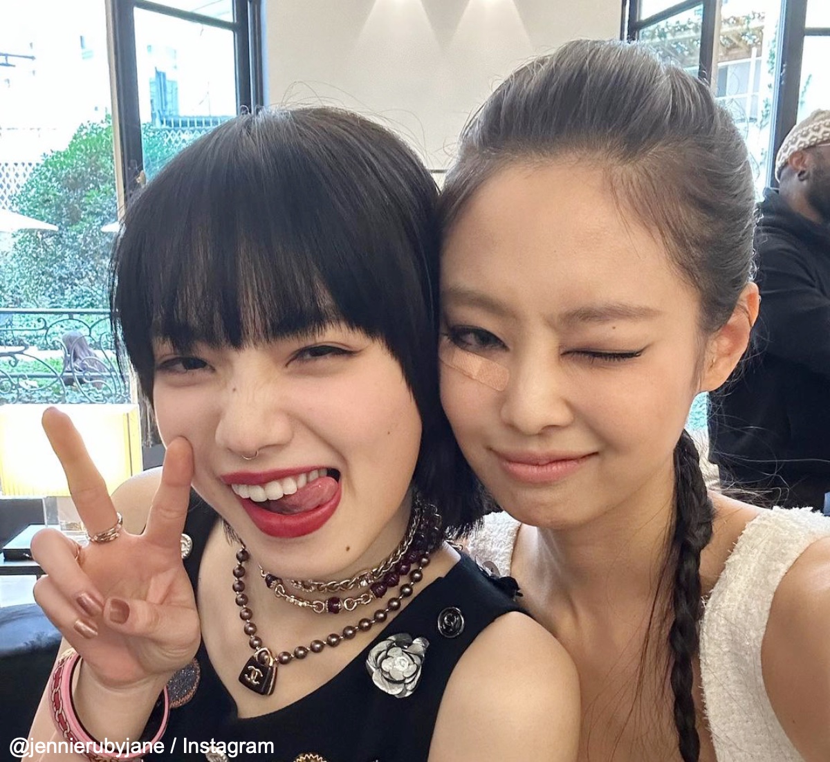 BLACKPINK ジェニーと、小松菜奈