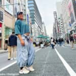 銀座を訪れた大坂なおみ
