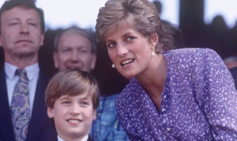 ウィリアム皇太子と、ダイアナ妃（1991年） Photo: Peter Brooker/Shutterstock