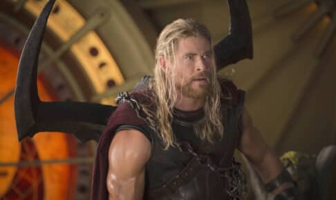 ソー役で有名になったクリス Photo： J Boland/Marvel Studios/Kobal/Shutterstock