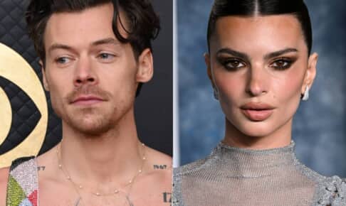 ハリー・スタイルズとエミリー・ラタコウスキー photo : David Fisher, Anthony Harvey/Shutterstock