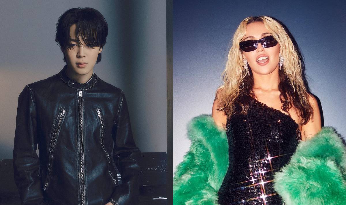 JIMIN（左）、マイリー・サイラス (P)&(C)BIGHIT MUSIC, @mileycyrus / Instagram