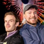 ピューディパイと、ミスタービースト
