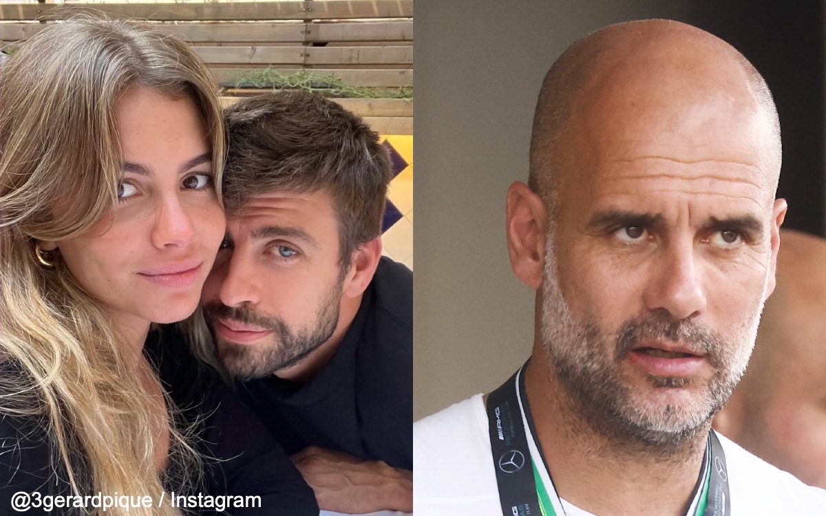 左からクララ、ジェラール・ピケ、ジョゼップ・グアルディオラ Photo: @3gerardpique / Instagram, Beata Zawrzel/NurPhoto/Shutterstock