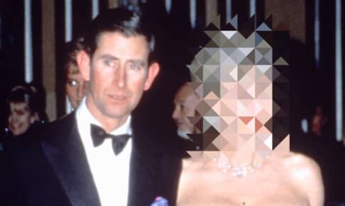 チャールズ国王と、レディ・デール・トライオン（1990年） Photo: Shutterstock