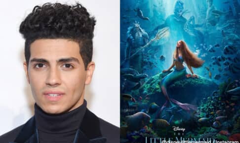 メナ・マスードと、『リトル・マーメイド』 Photo: AFF-USA/Shutterstock, @disneylittlemermaid / Instagram