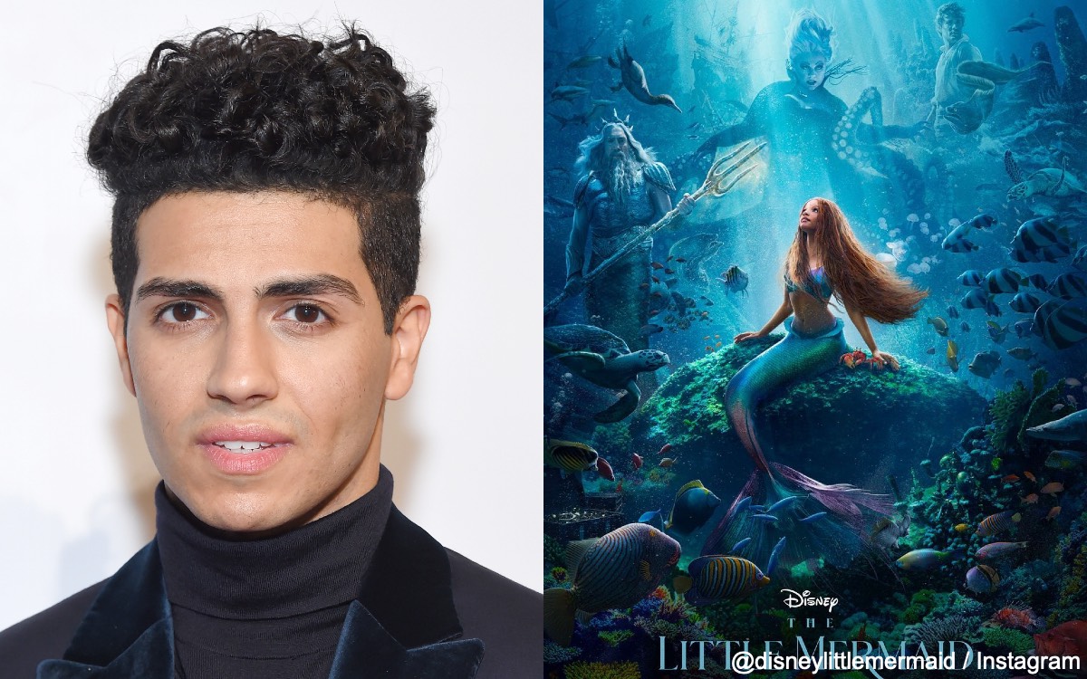 メナ・マスードと、『リトル・マーメイド』 Photo: AFF-USA/Shutterstock, @disneylittlemermaid / Instagram