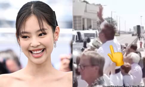 BLACKPINKのジェニーと、出川哲朗 Photo: Anthony Harvey/Shutterstock, StormShadowCrew / YouTube